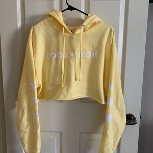 “Cool Mom” Crop Top Hoodie